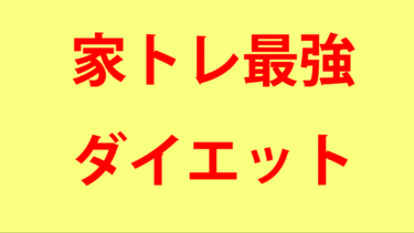 懸垂やってたら殆どの部位が鍛えられる件〜家トレ最強ダイエット〜